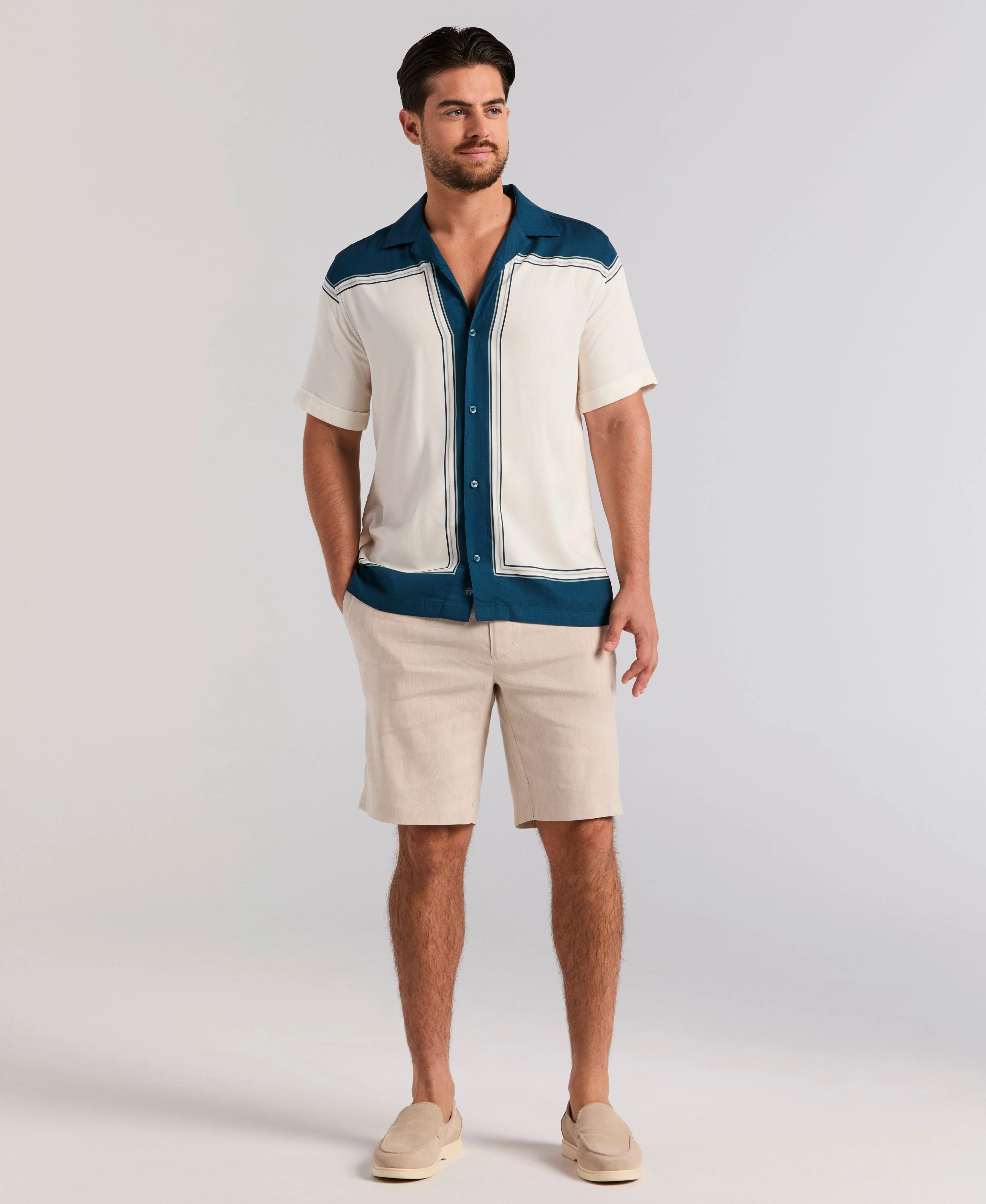 Viscose Colorblock Shirt - Image 4