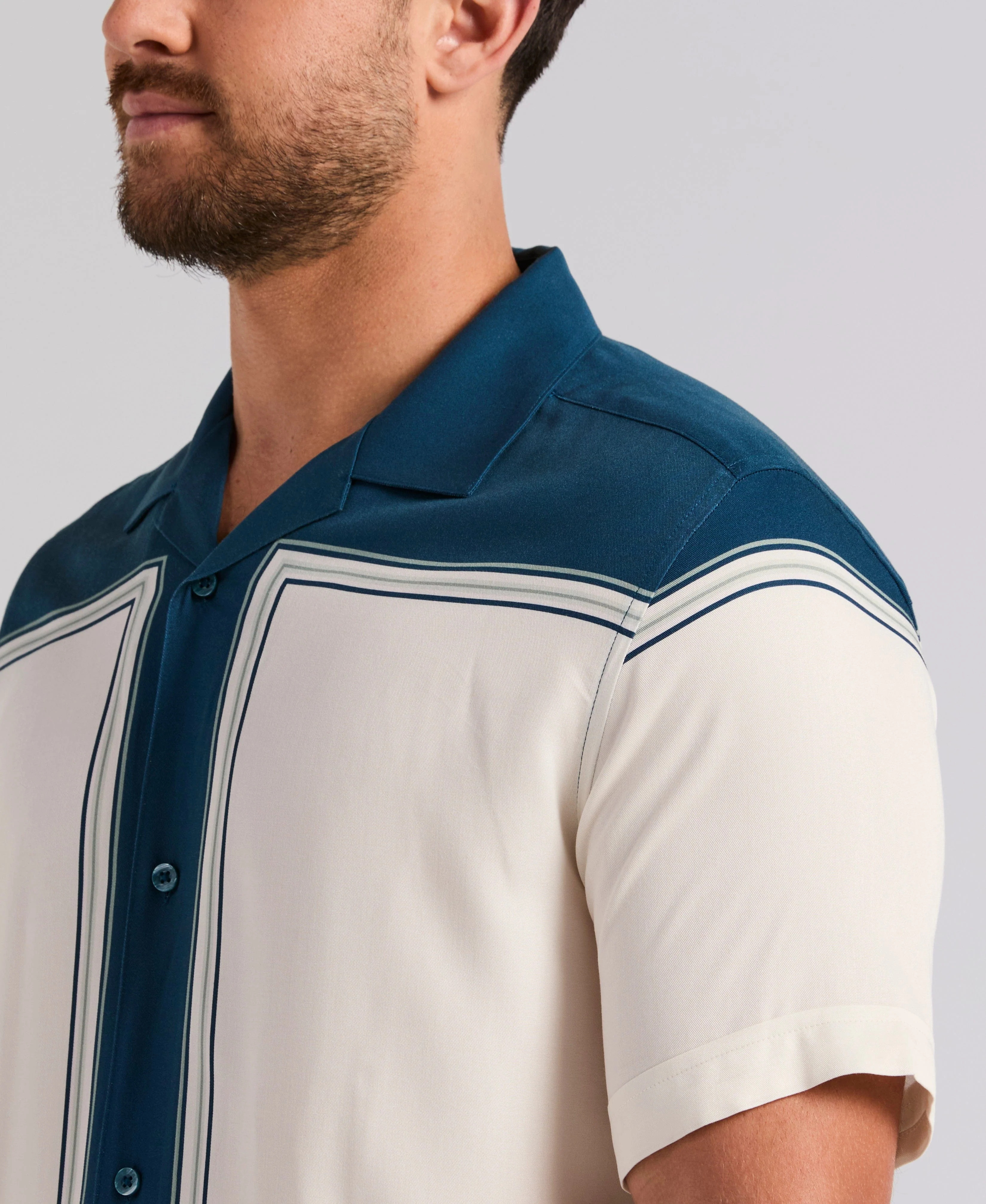 Viscose Colorblock Shirt - Image 5