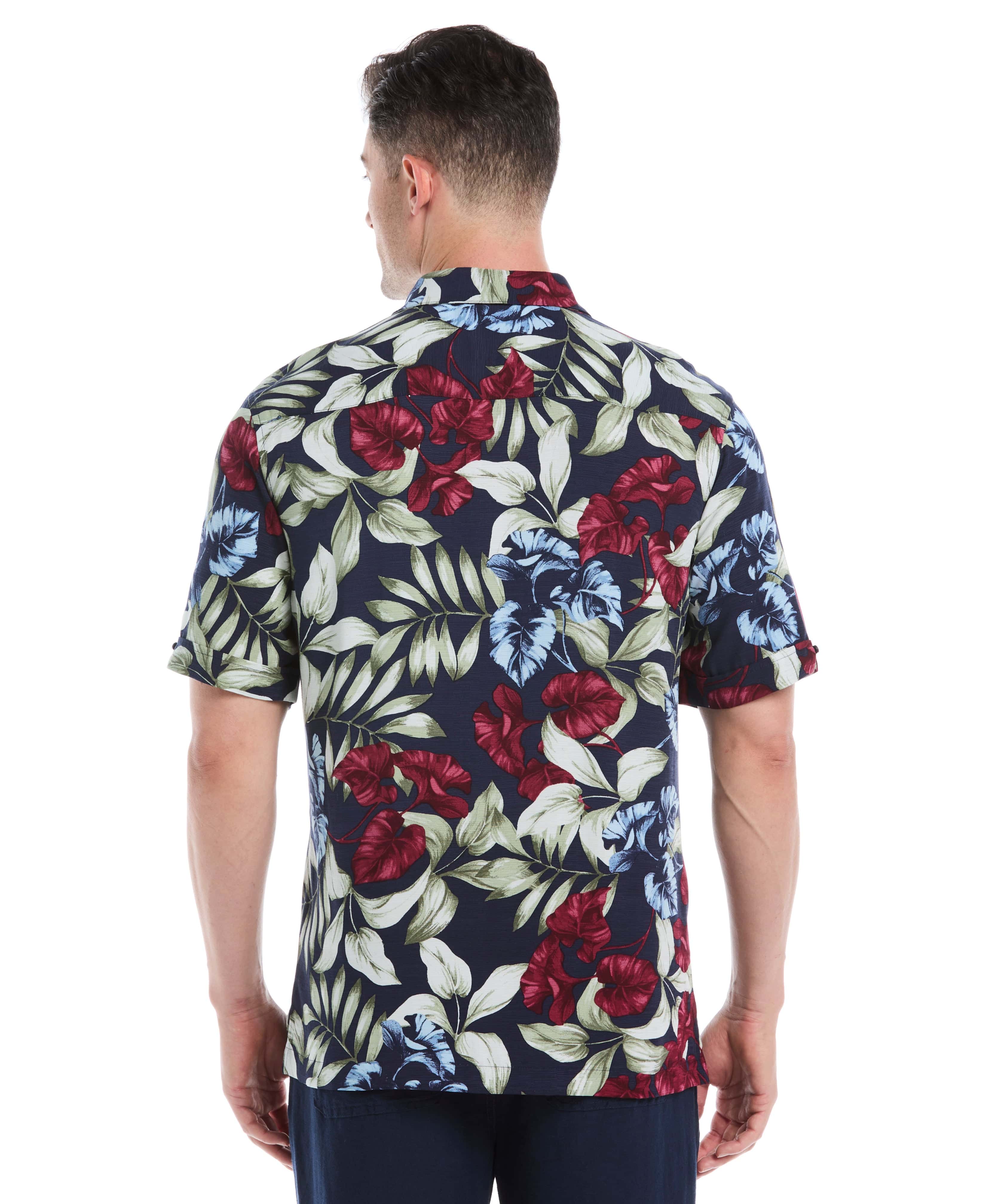 Viscose Texture Floral Print Shirt - Image 3