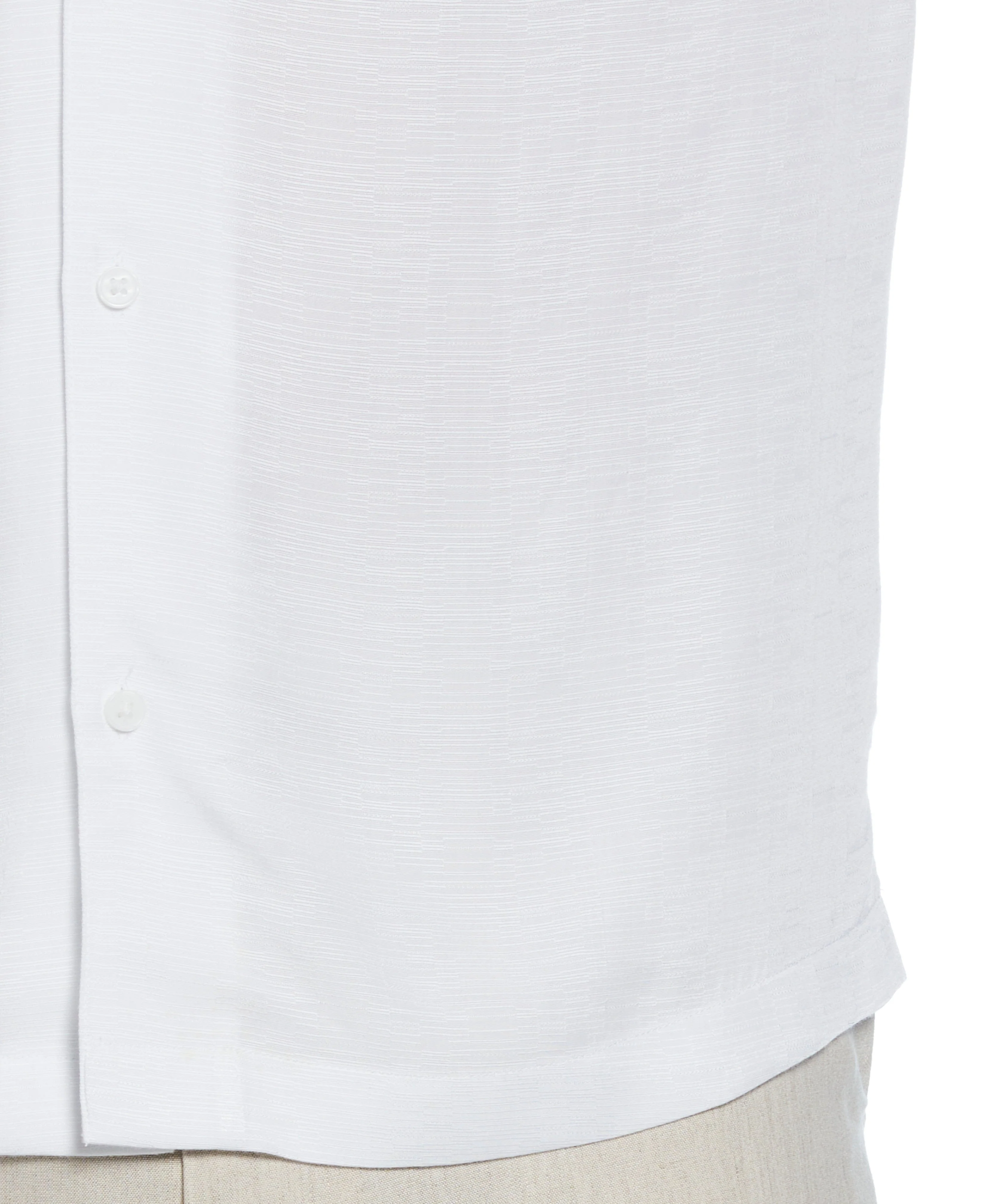 Solid Textured Cuban Collar Shirt - Image 18