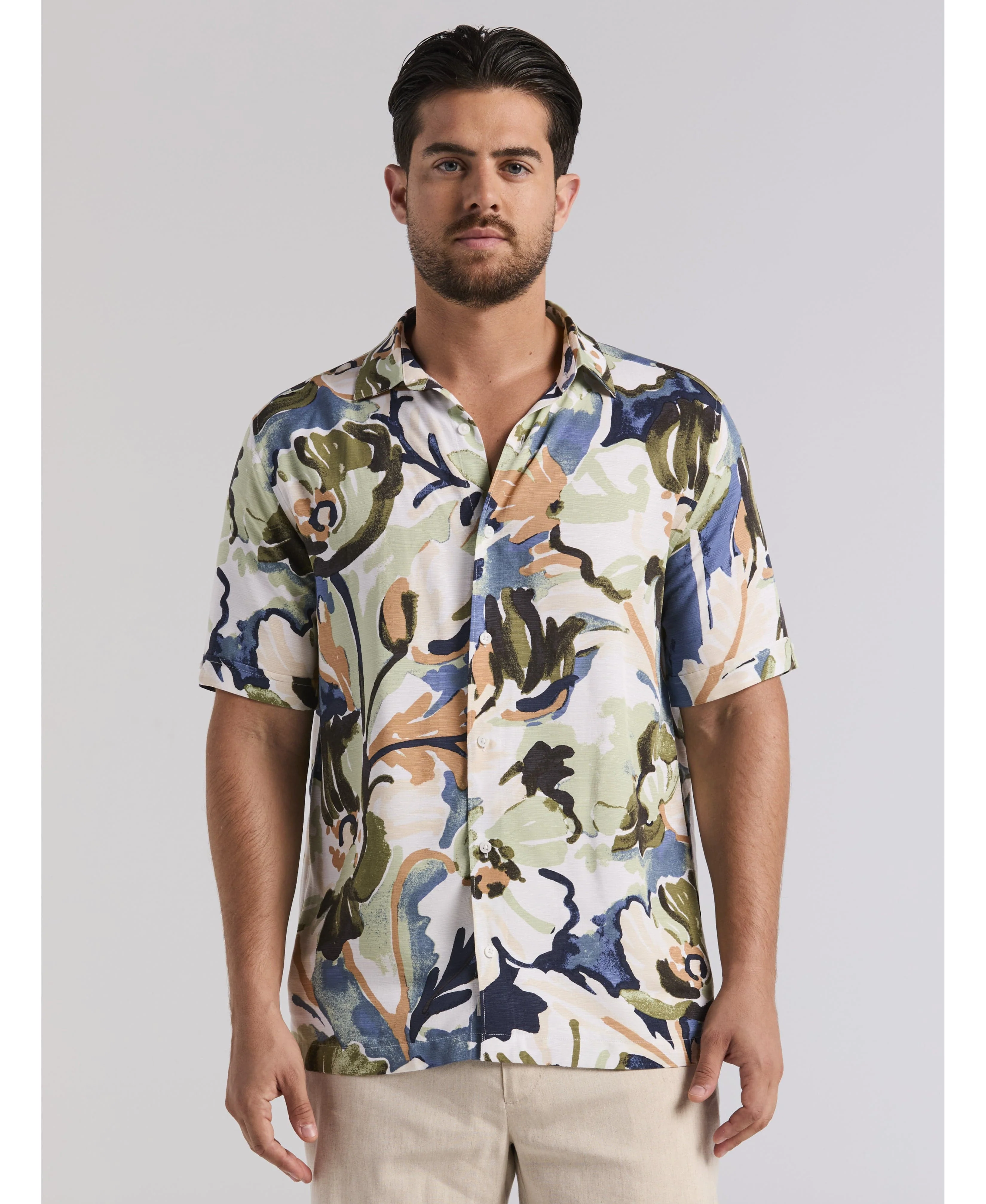 Watercolor Print Shirt