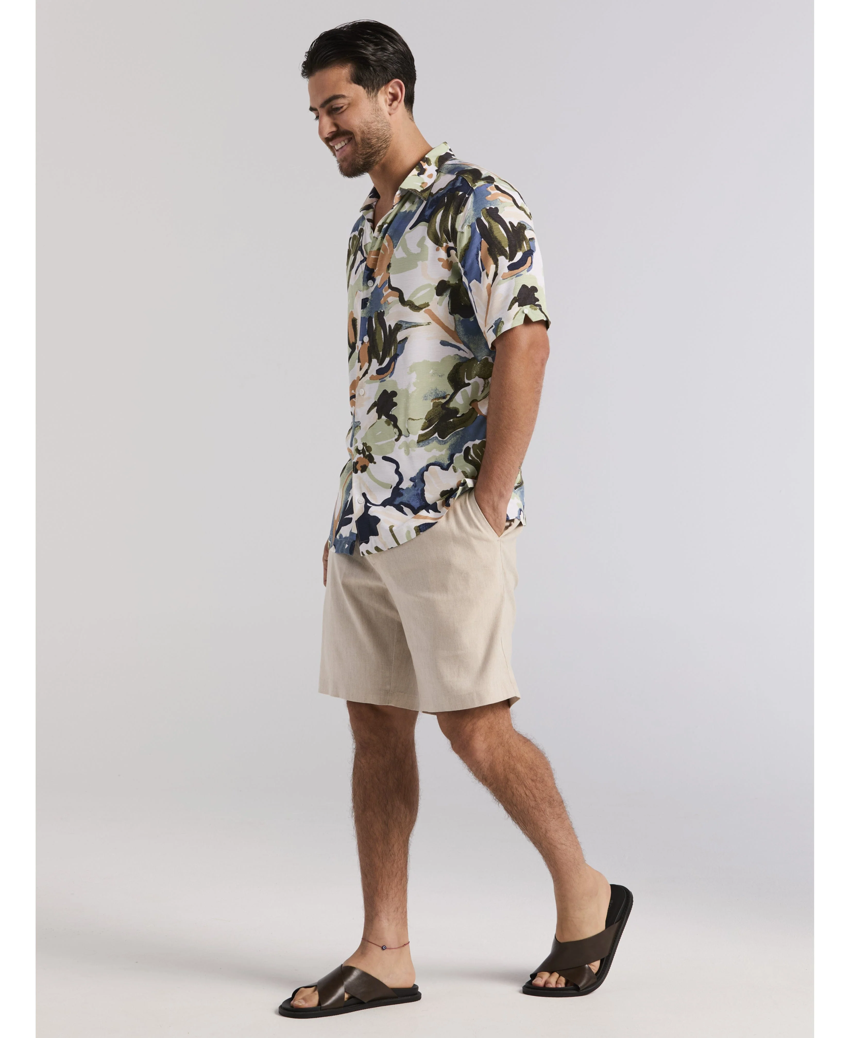 Watercolor Print Shirt - Image 7