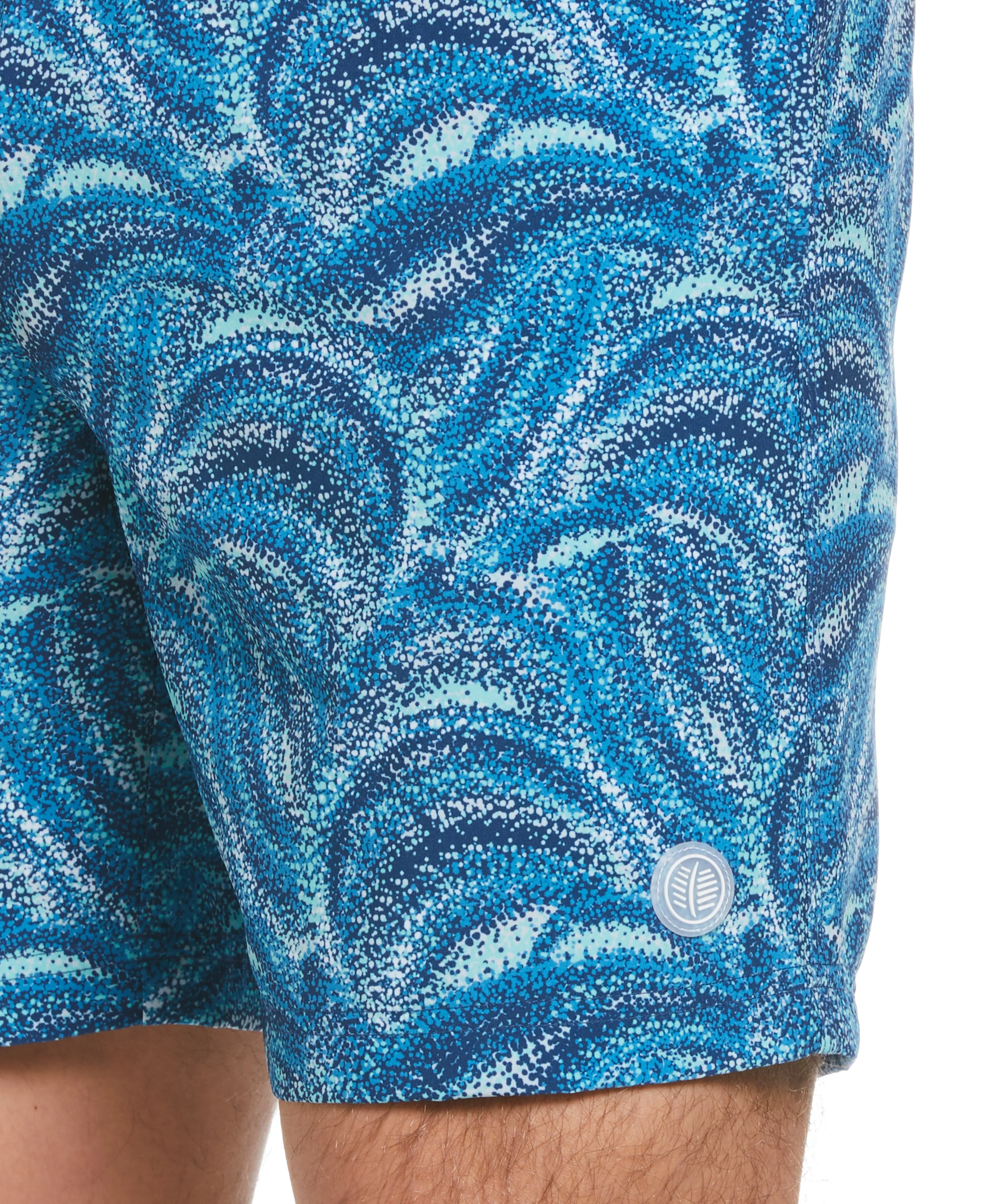 Wave Print 7" Swim Trunks - Image 4