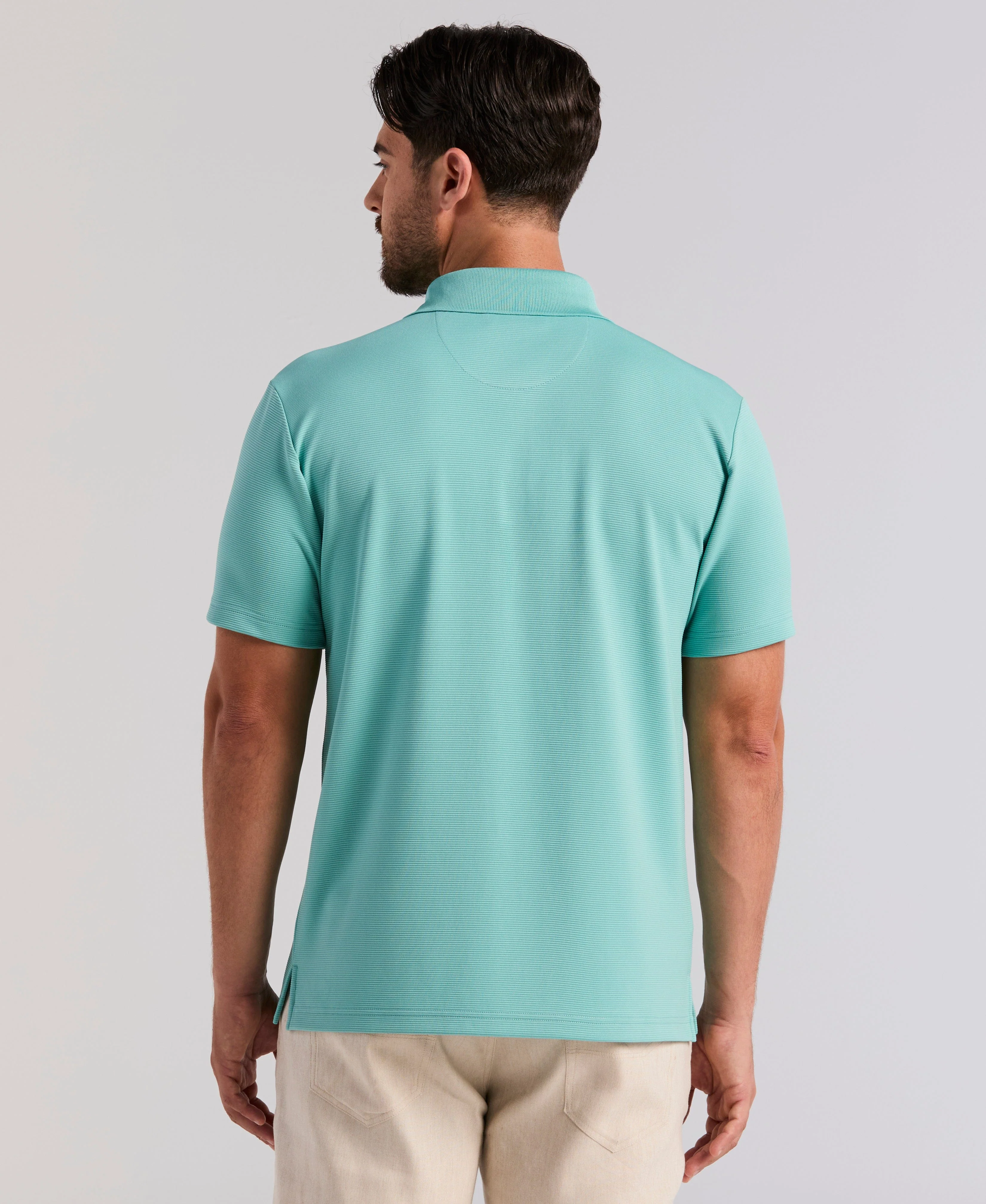 Solid Textured Polo - Image 10