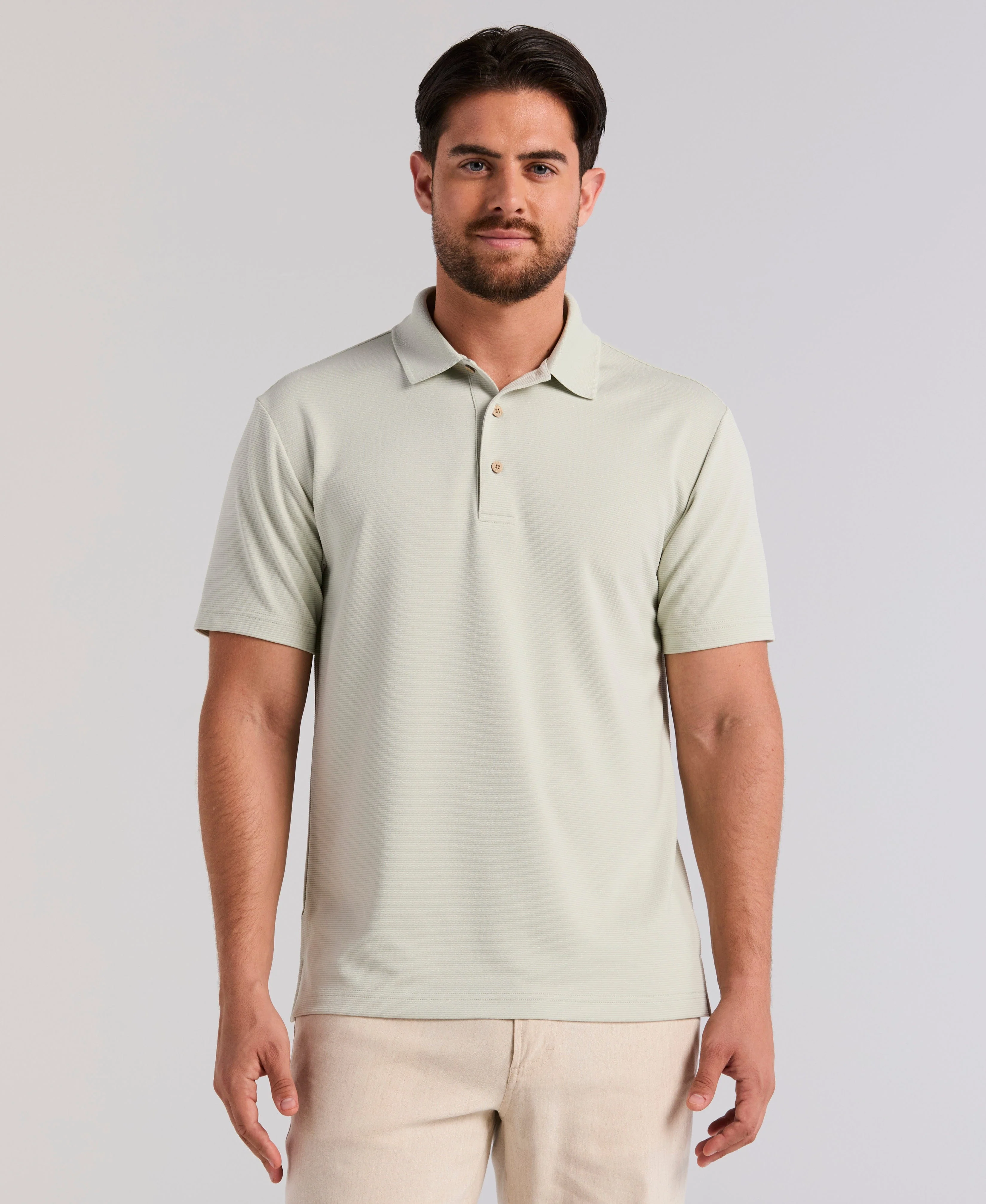 Solid Textured Polo - Image 15