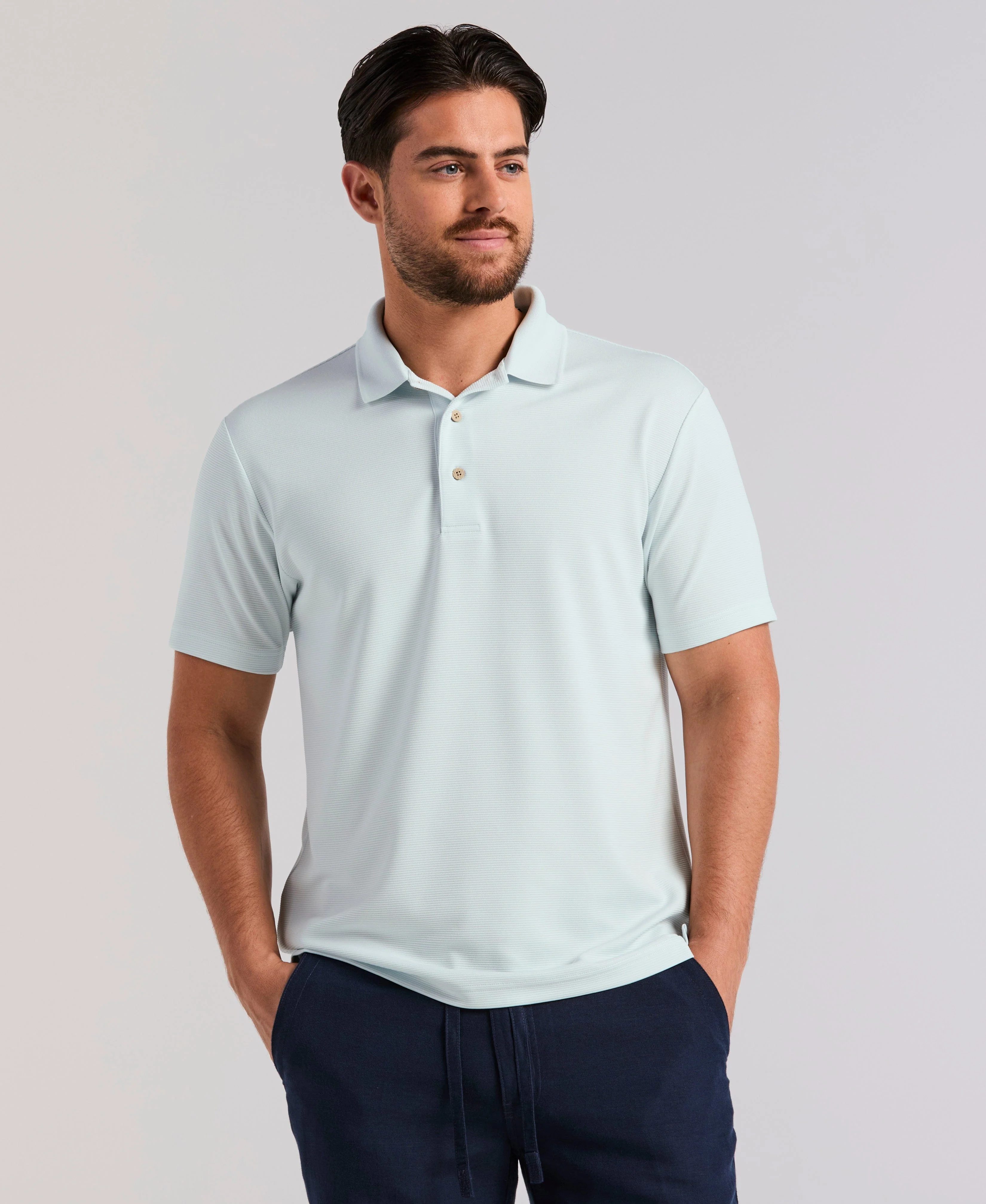 Solid Textured Polo - Image 21