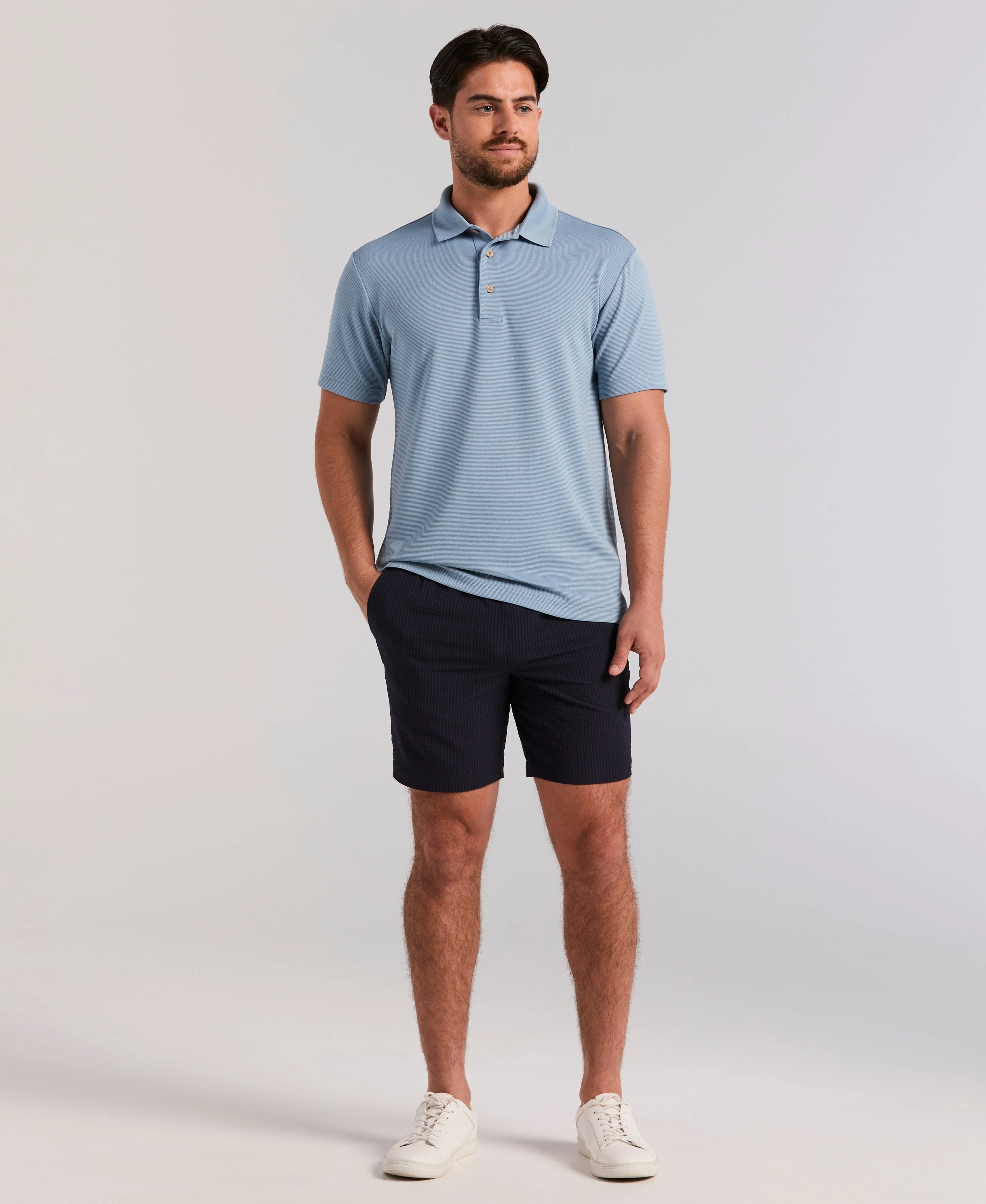 Solid Textured Polo - Image 31