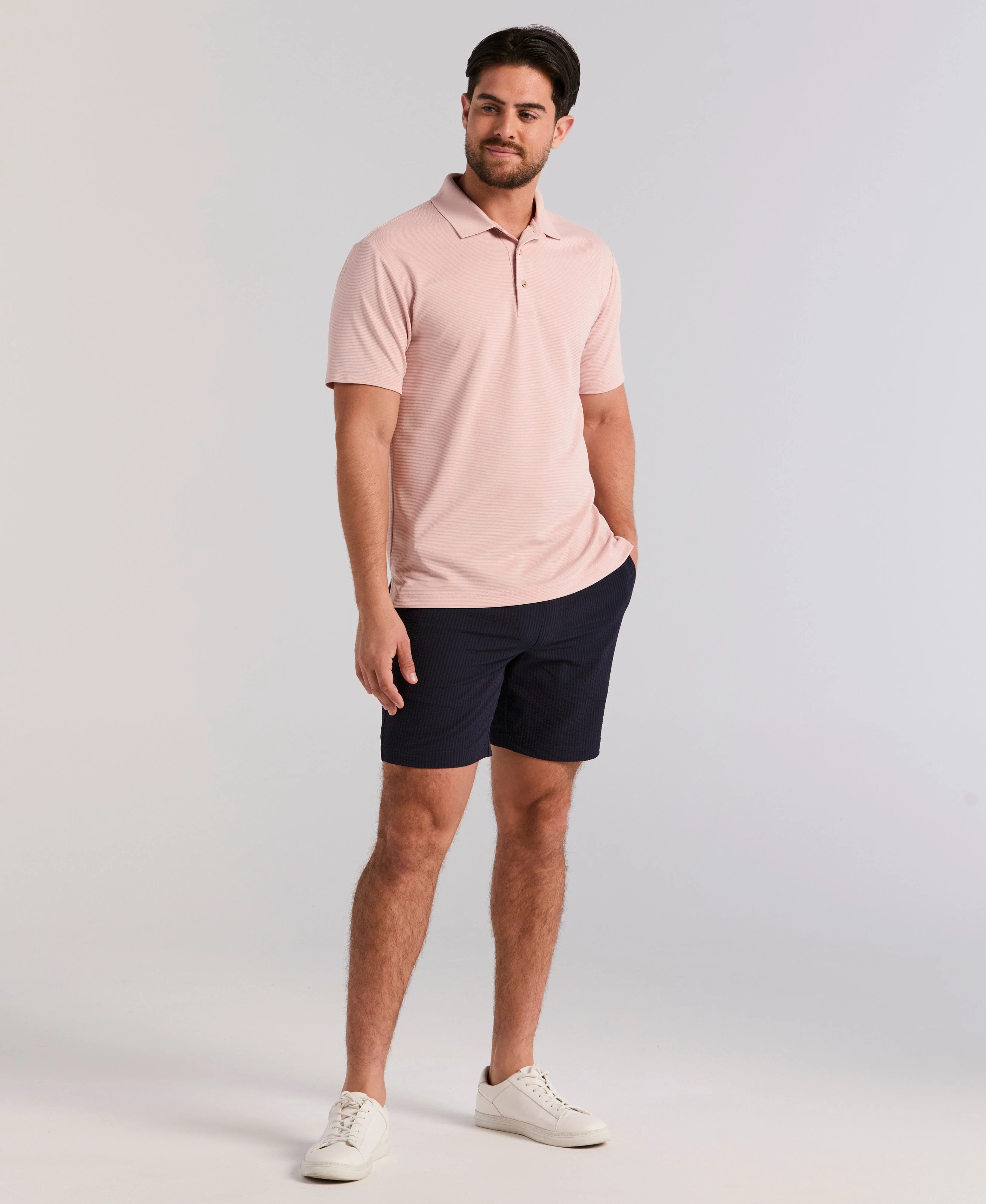 Solid Textured Polo - Image 37