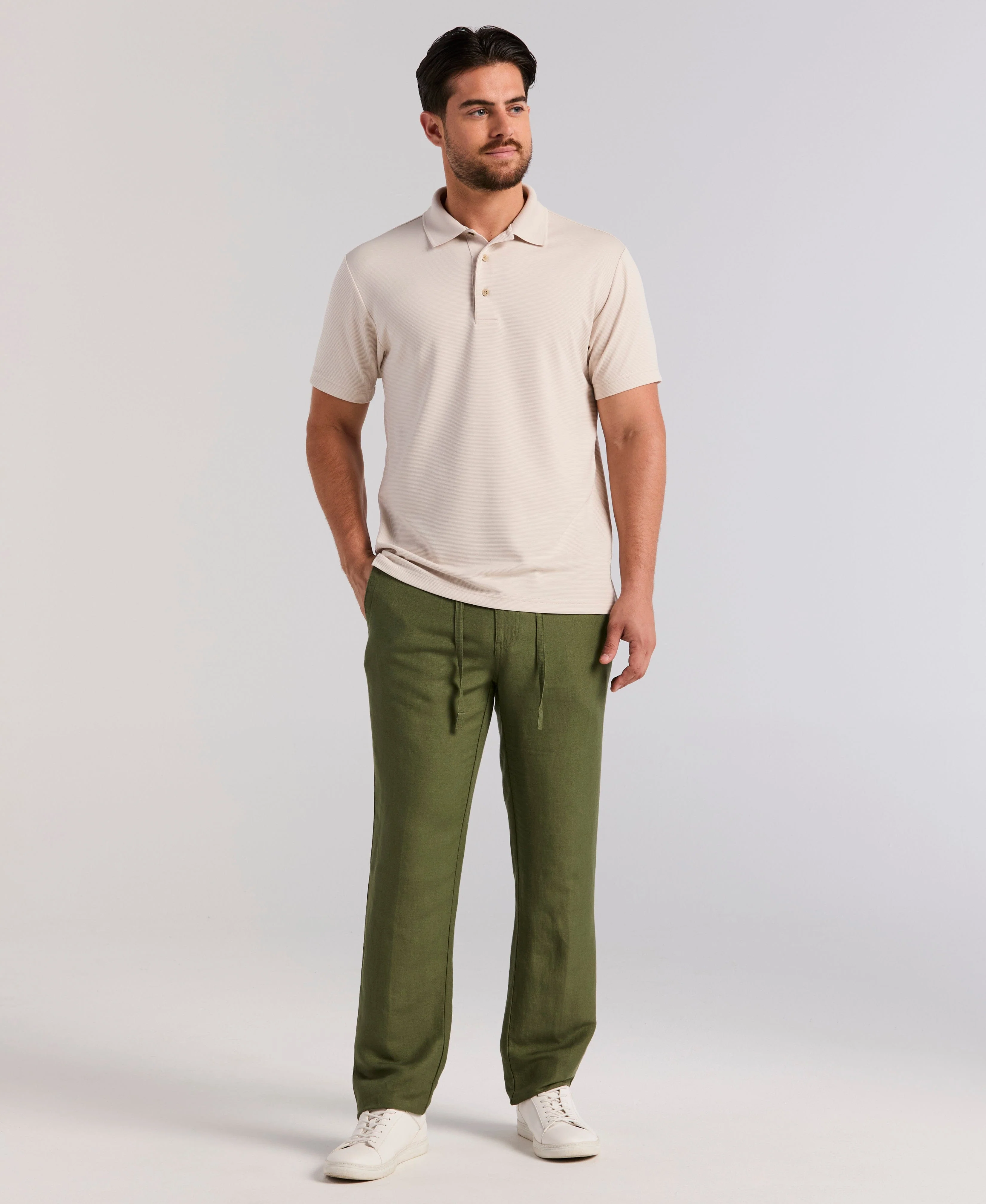 Solid Textured Polo - Image 43