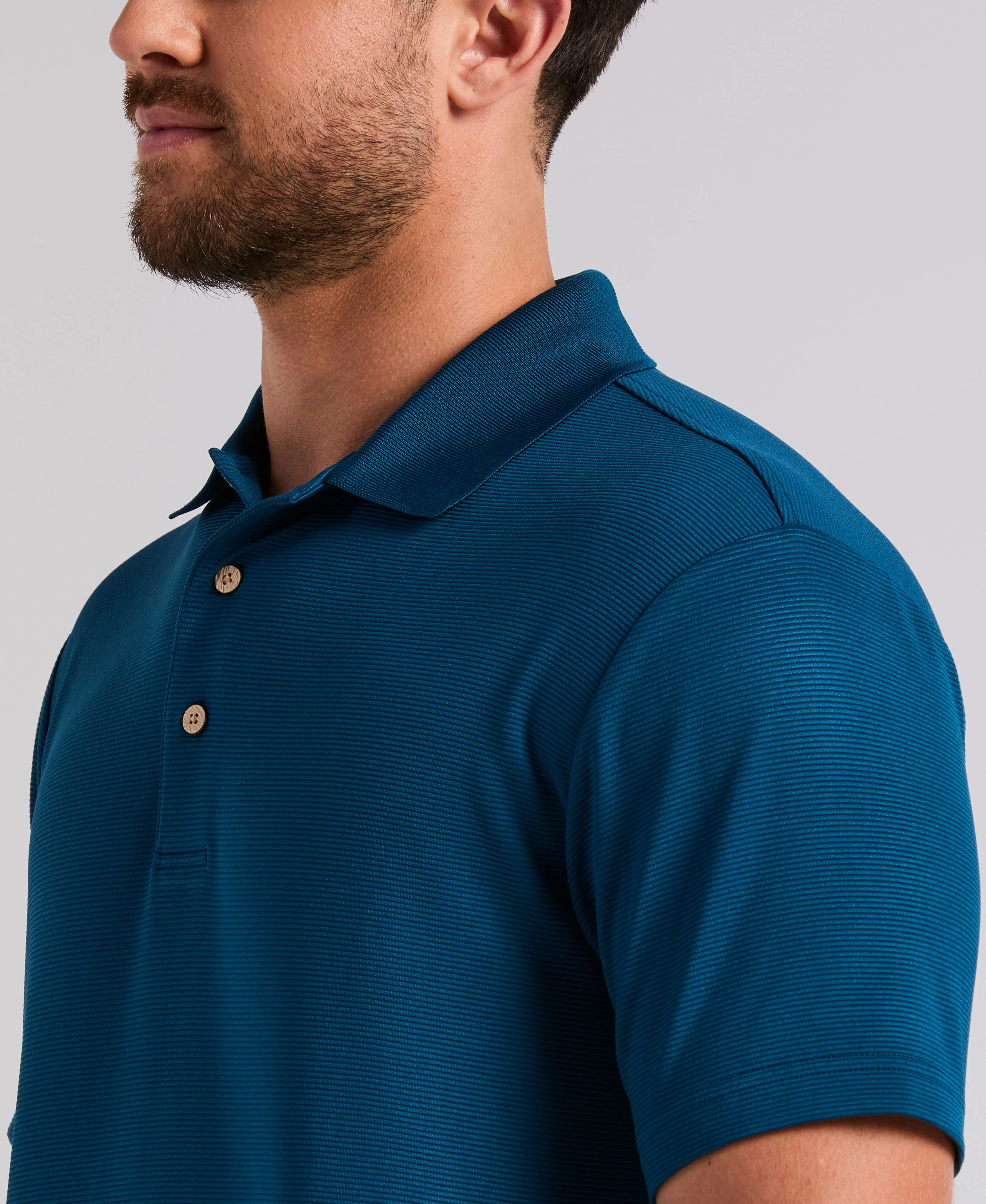 Solid Textured Polo - Image 5