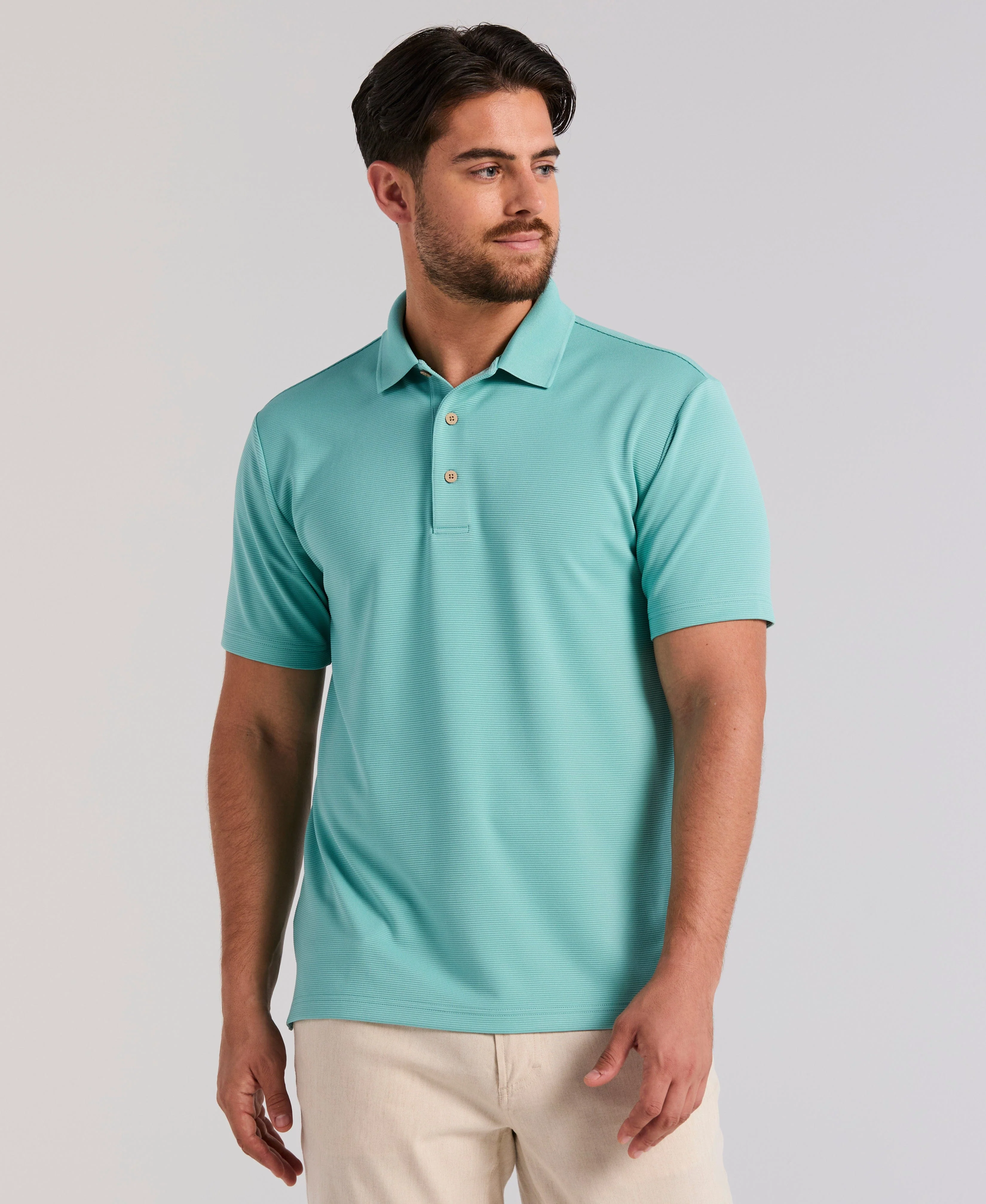 Solid Textured Polo - Image 8